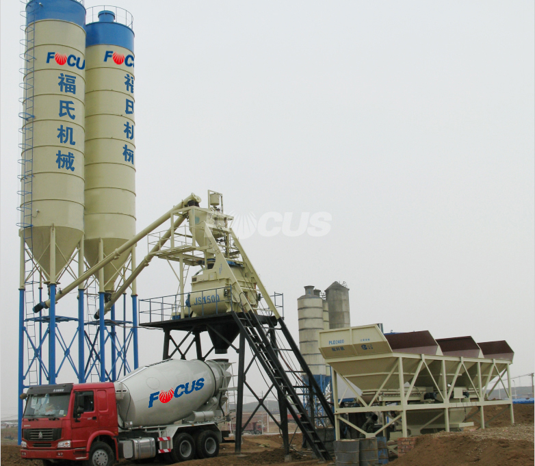 HZS75 Concrete Batching Plant for sale