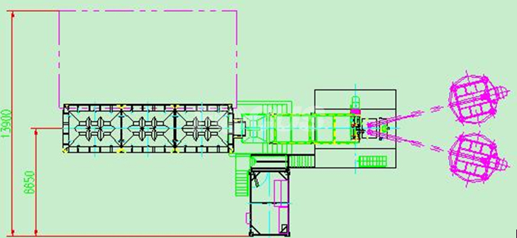 CAD foto 2 do HZS75 central de concreto