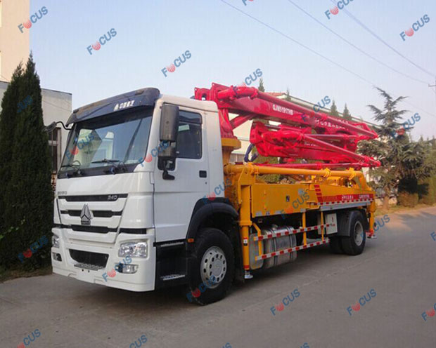 29m and 42m truck mounted concrete line pumps for sale Picture 3
