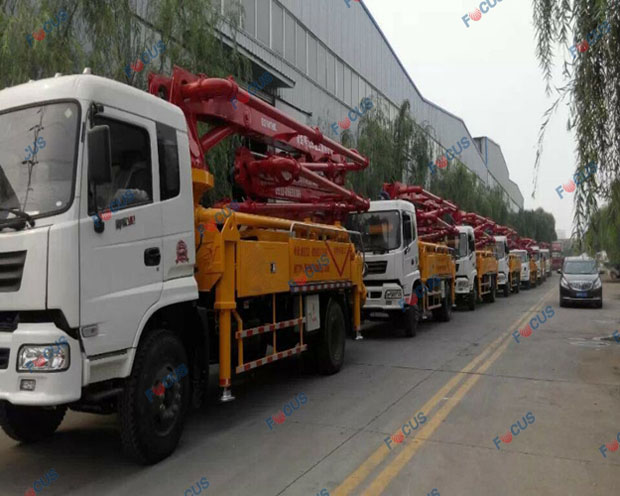 29m and 42m truck mounted concrete line pumps for sale Picture 5