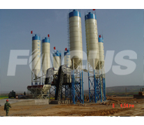 HZS60 Concrete Batching Plant Project 1