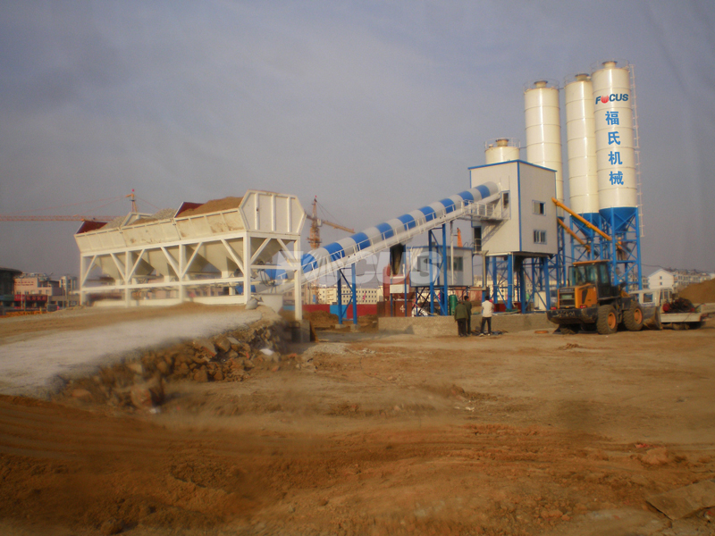 FOCUS HZS60 Concrete Batching Plant For Sale,Concrete Mixing Plant Price