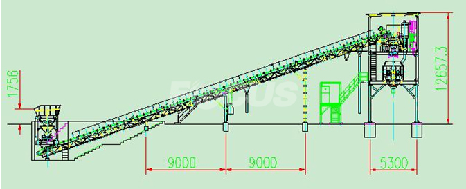 CAD Photo 1 of HZS120/100 Concrete Batching Plant