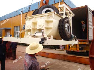 Photo 2 of YHZS35 Mobile Concrete Plant Load of Algeria