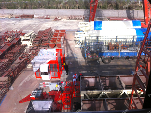 Photo 2 of HZS90 Concrete Batching Plant in Wuhan