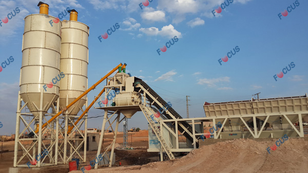 Mobile Batch Plant in Operation in Algeria picture 1