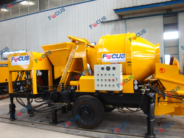 Concrete Mixer Pump with Diesel Engine photo 1