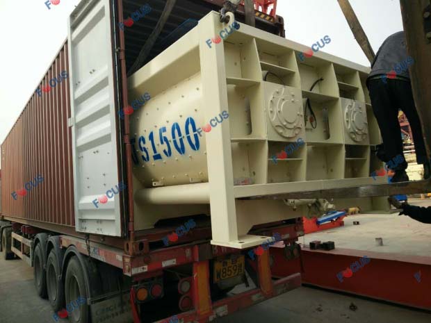 75cbm/h Concrete Mixing Plant is during delivery picture 1
