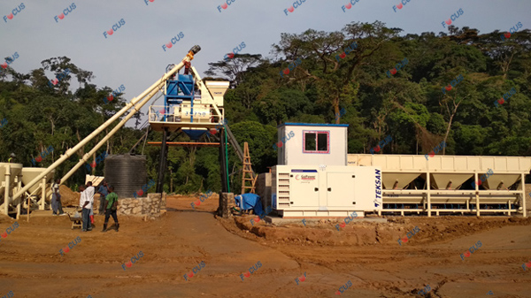Installation Finished In Congo,Concrete Batching Plant Congo Pic 5