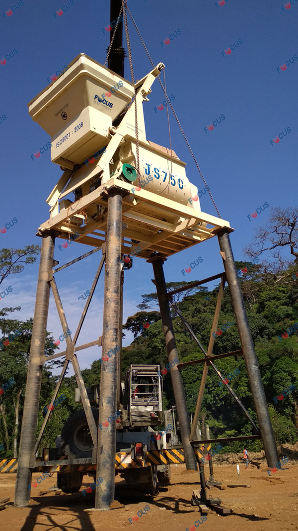 Installation Finished In Congo,Concrete Batching Plant Congo Pic 1