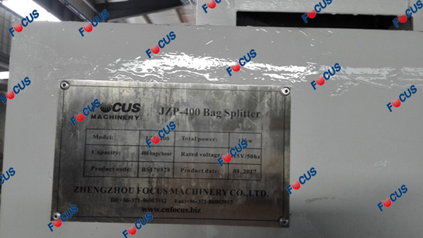 FOCUS Cement Bag Splitters Are Being Dispatched To Malaysia,Concrete Plant Malaysia Pic 4